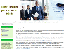 Tablet Screenshot of construireaubenin.com